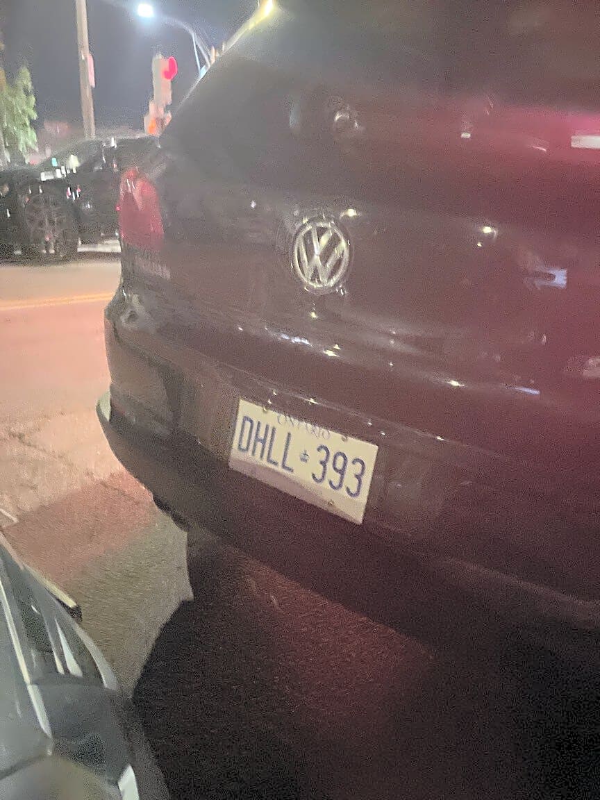 Image submitted with report