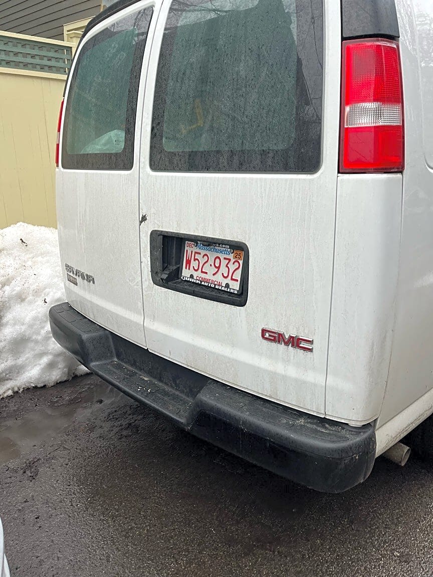 Image submitted with report