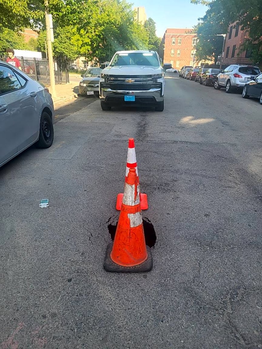 Image submitted with report