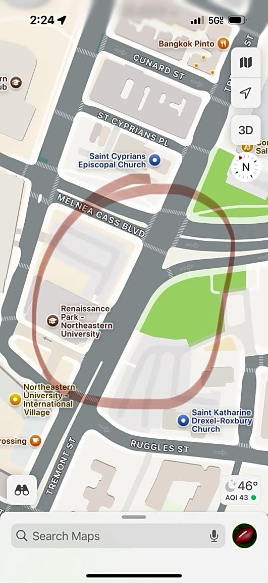 Image submitted with report