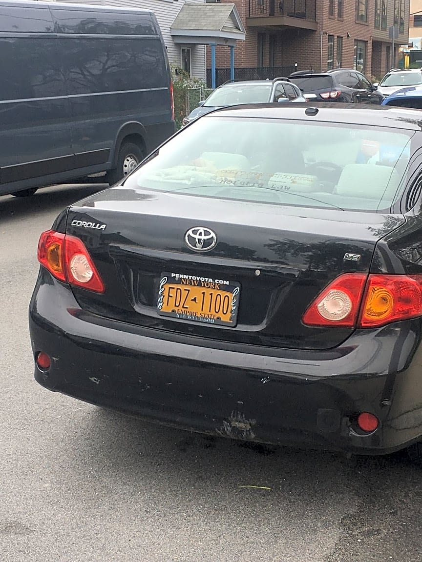 Image submitted with report