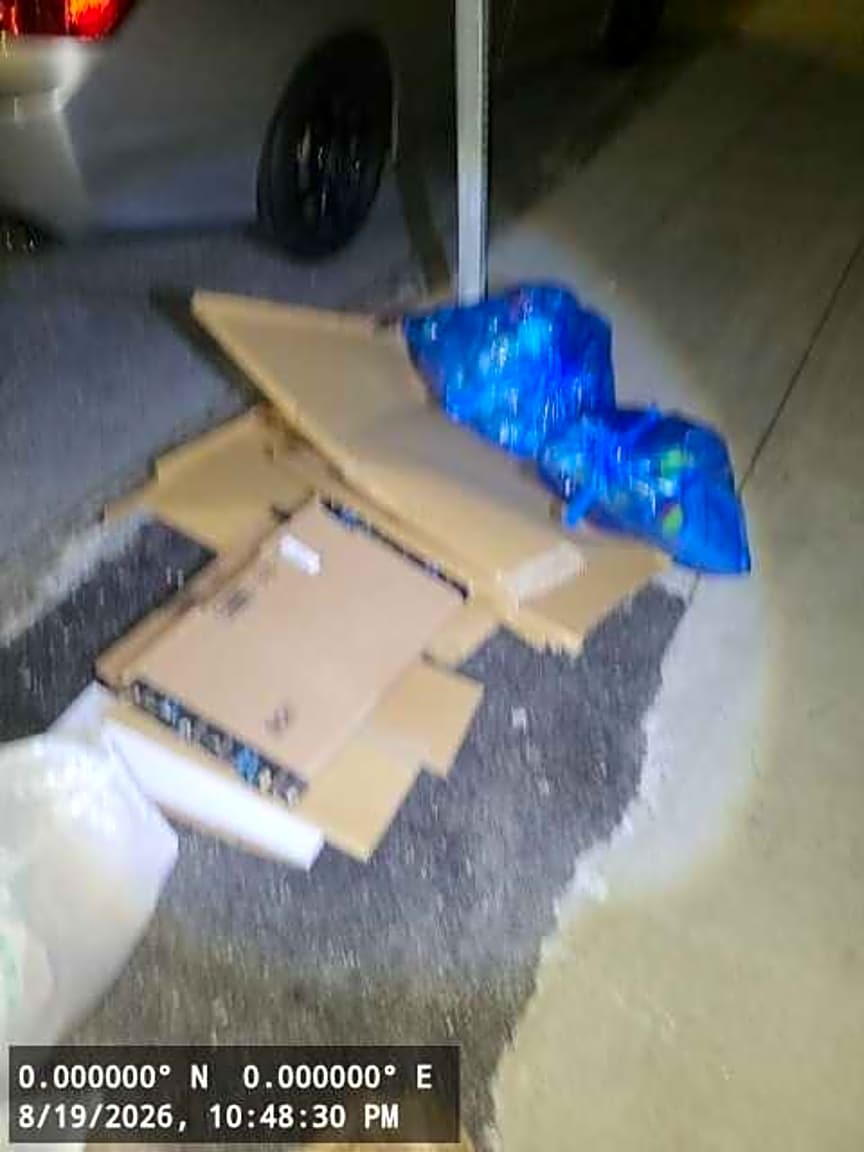 Image submitted with report
