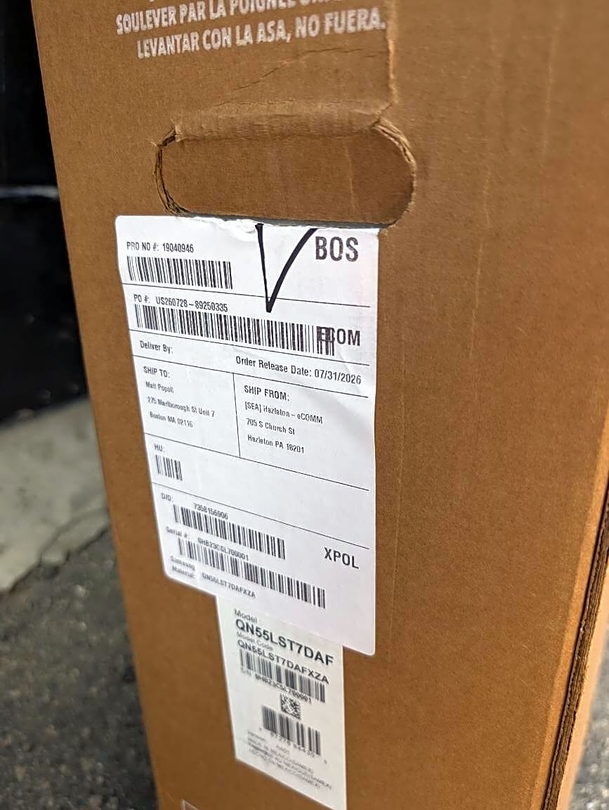 Image submitted with report