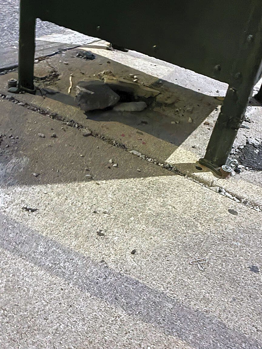 Image submitted with report