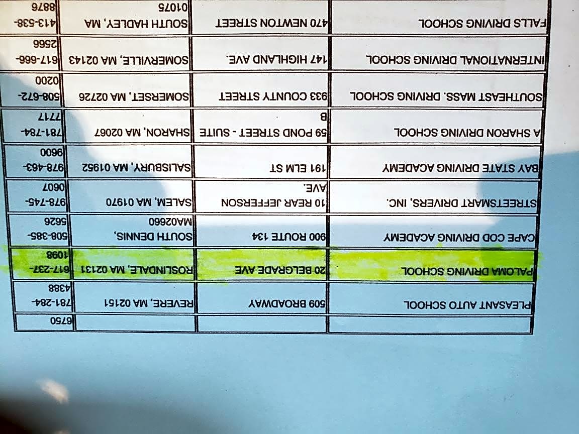 Image submitted with report