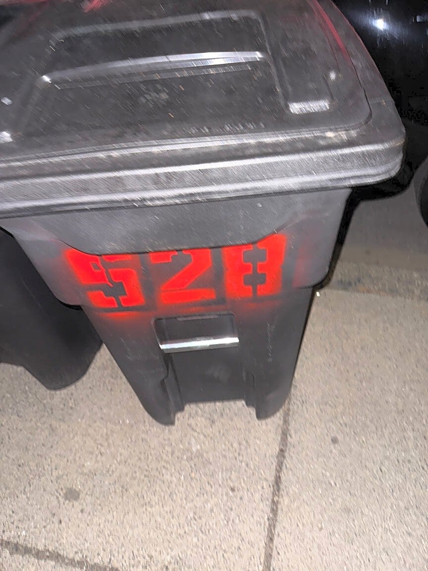 Image submitted with report