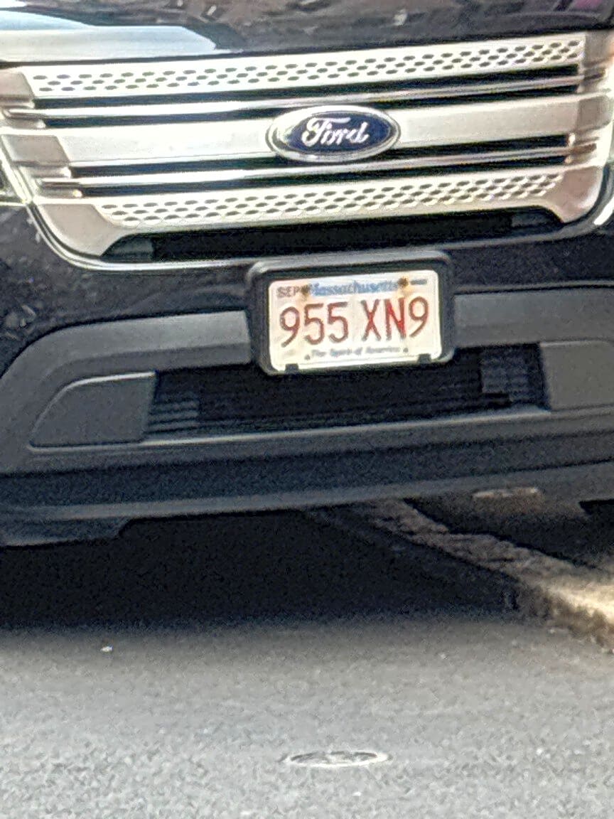 Image submitted with report