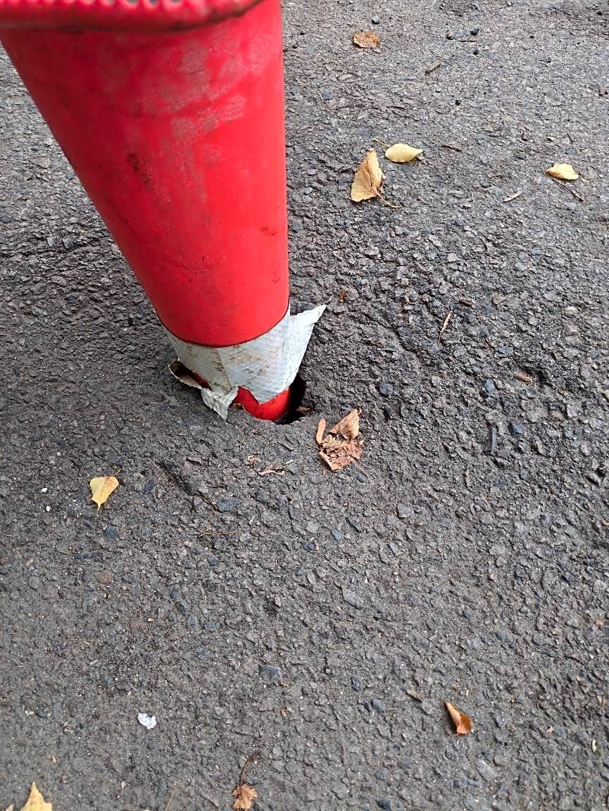 Image submitted with report