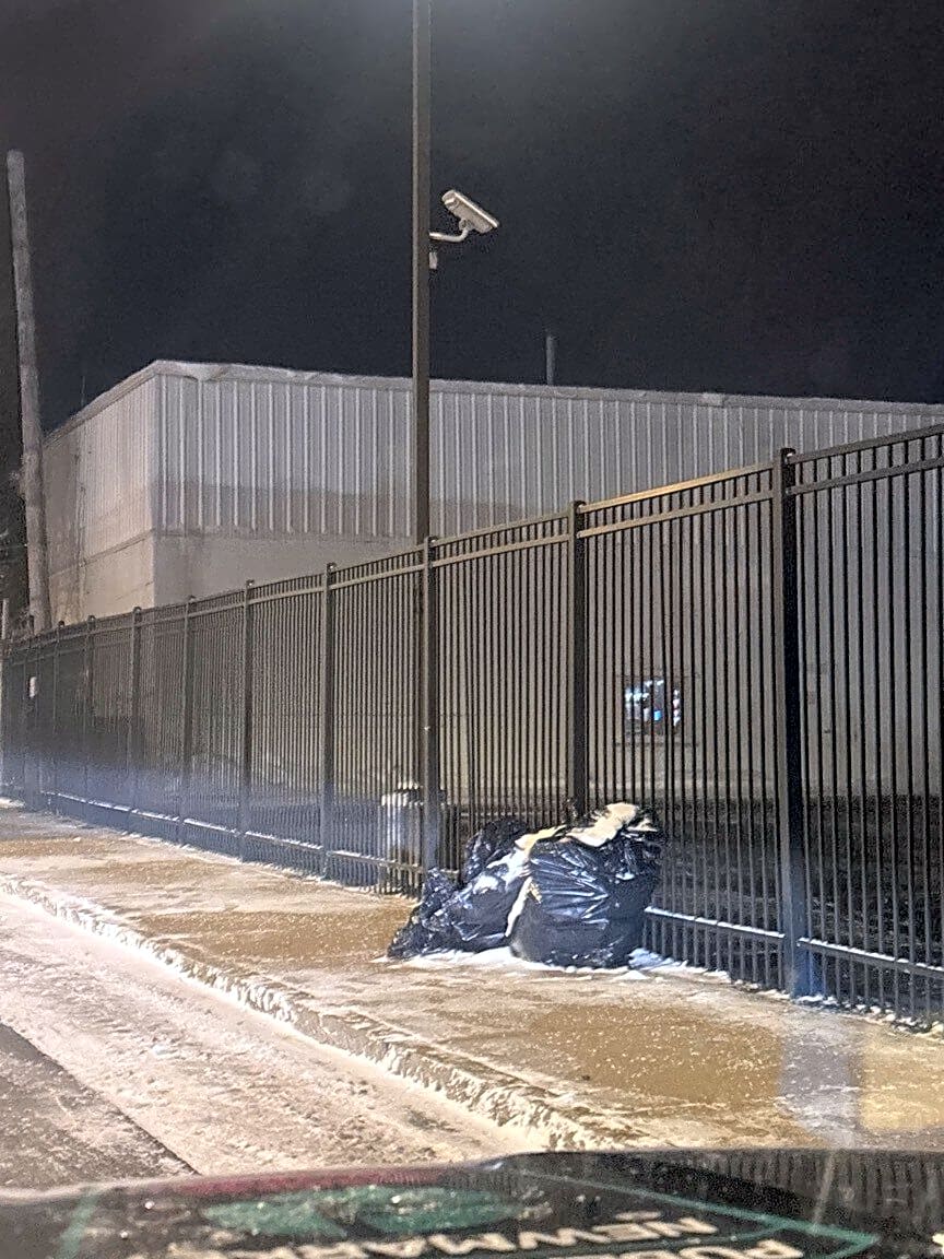 Image submitted with report