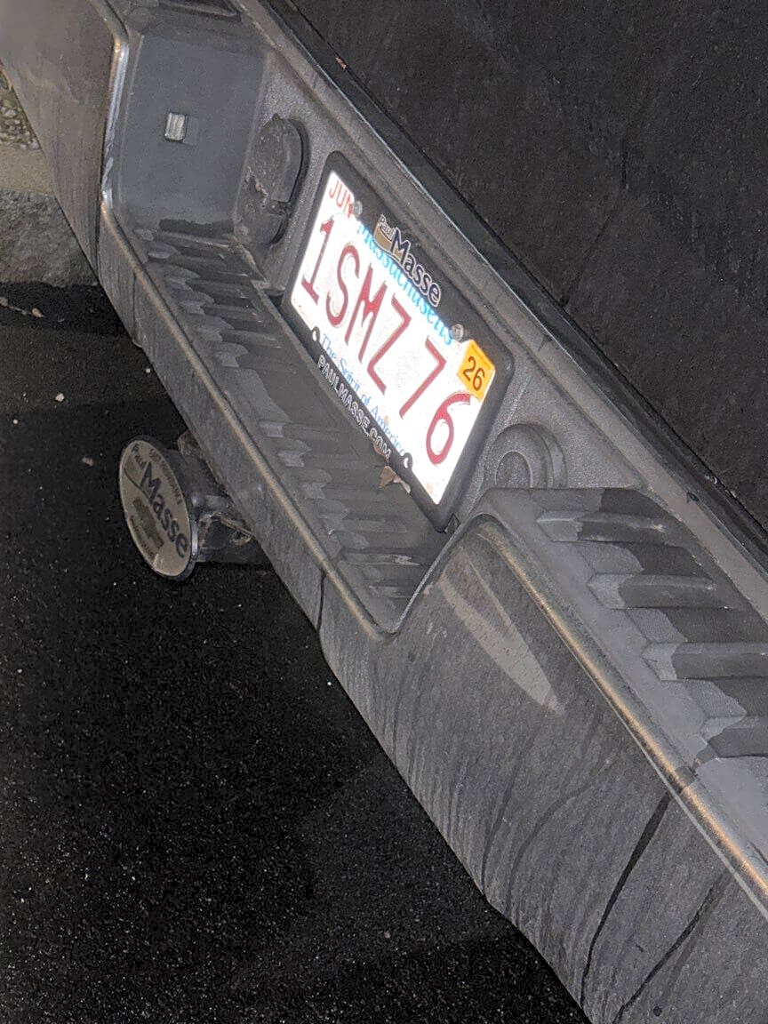 Image submitted with report