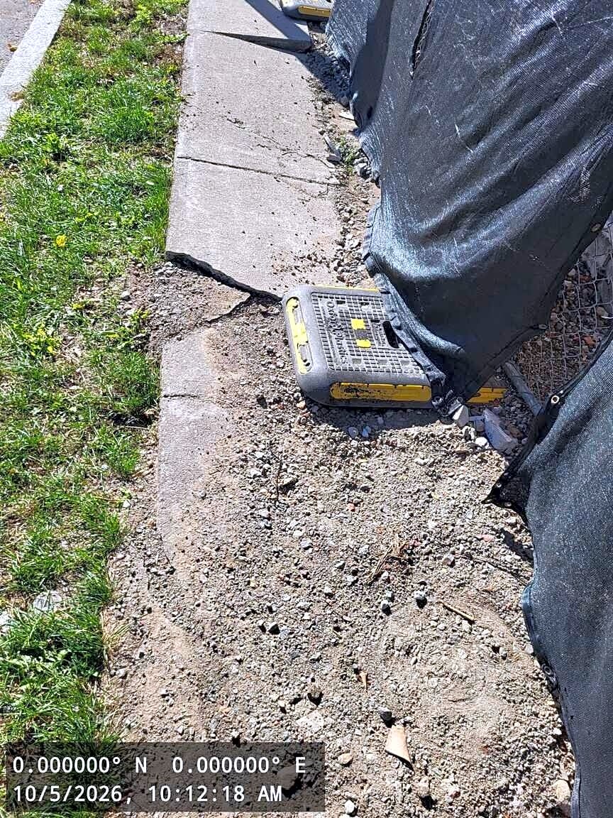 Image submitted with report
