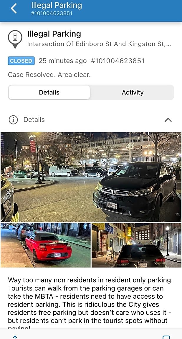 Image submitted with report