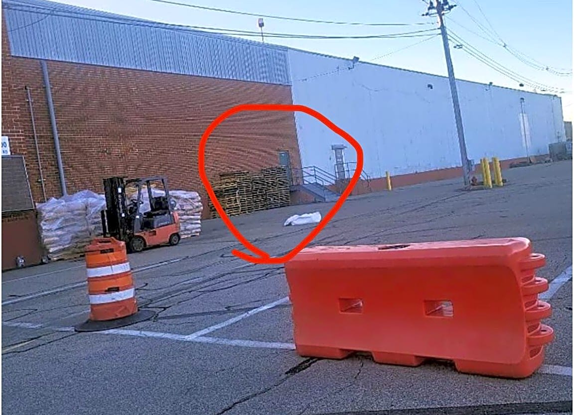 Image submitted with report