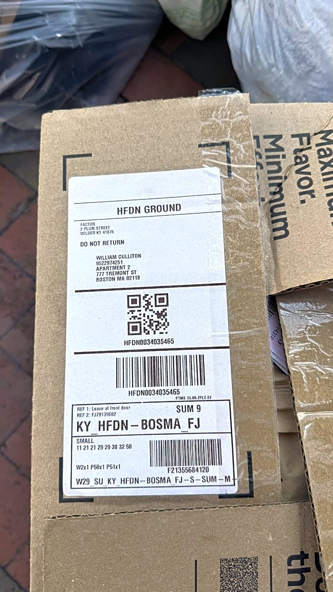 Image submitted with report