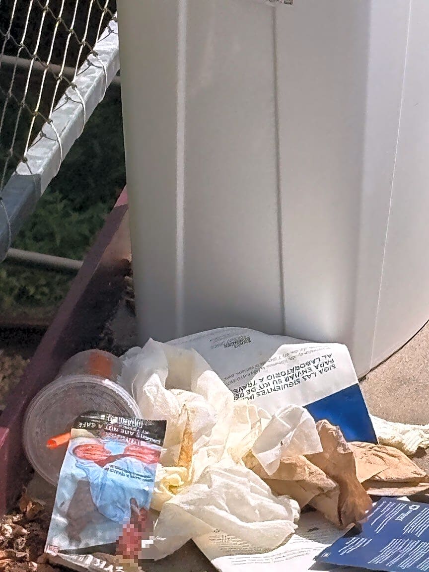 Image submitted with report