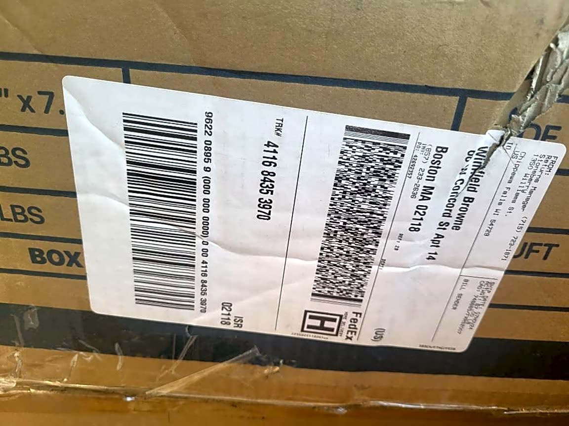 Image submitted with report