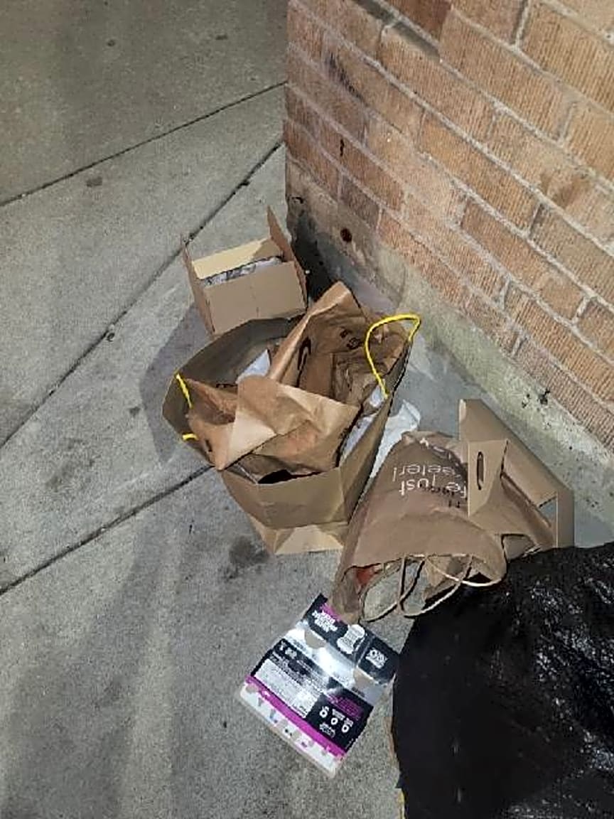 Image submitted with report