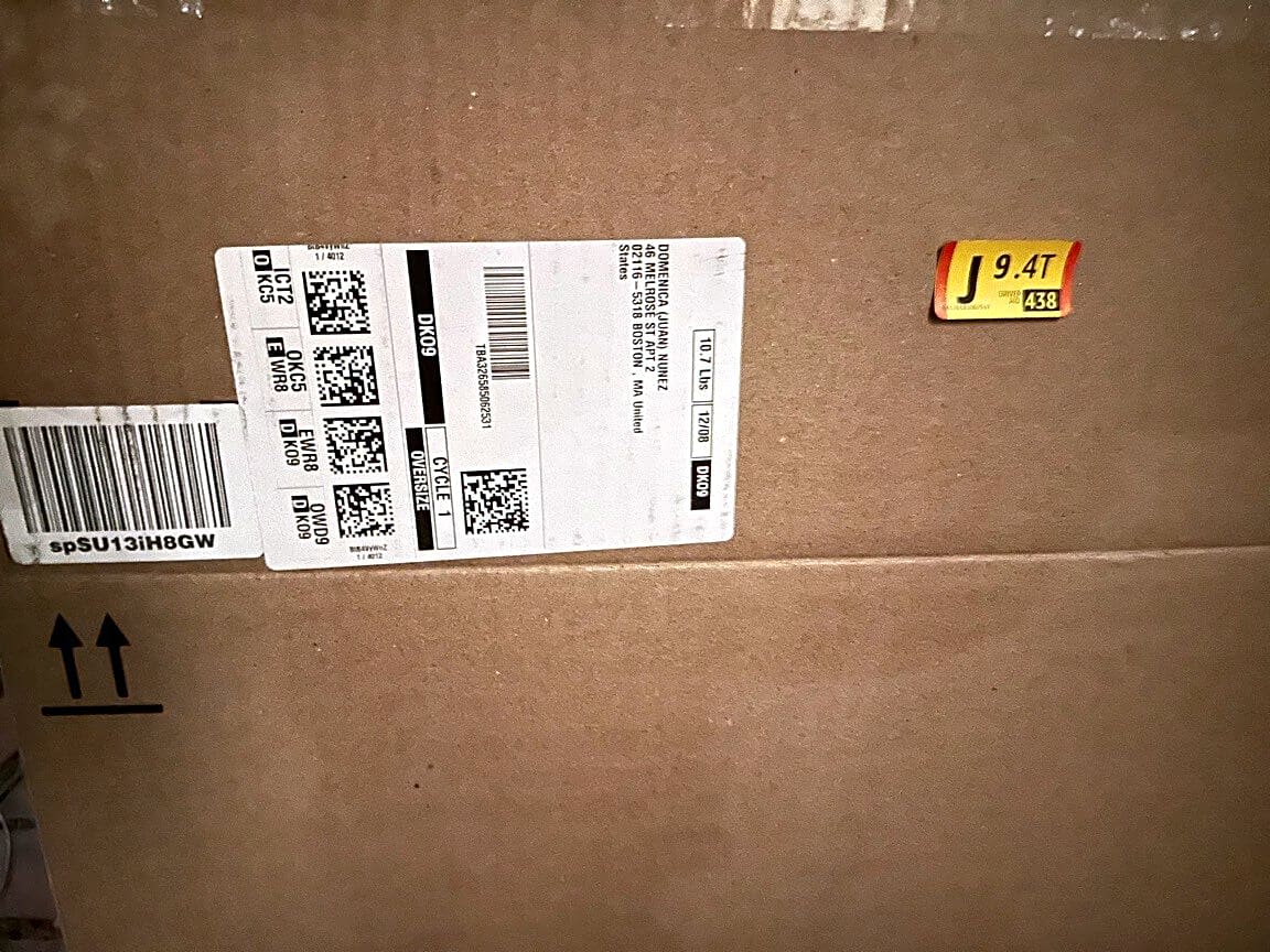 Image submitted with report