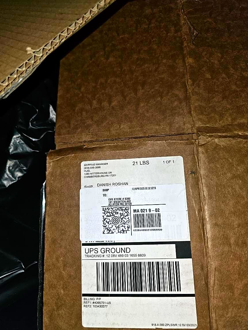 Image submitted with report