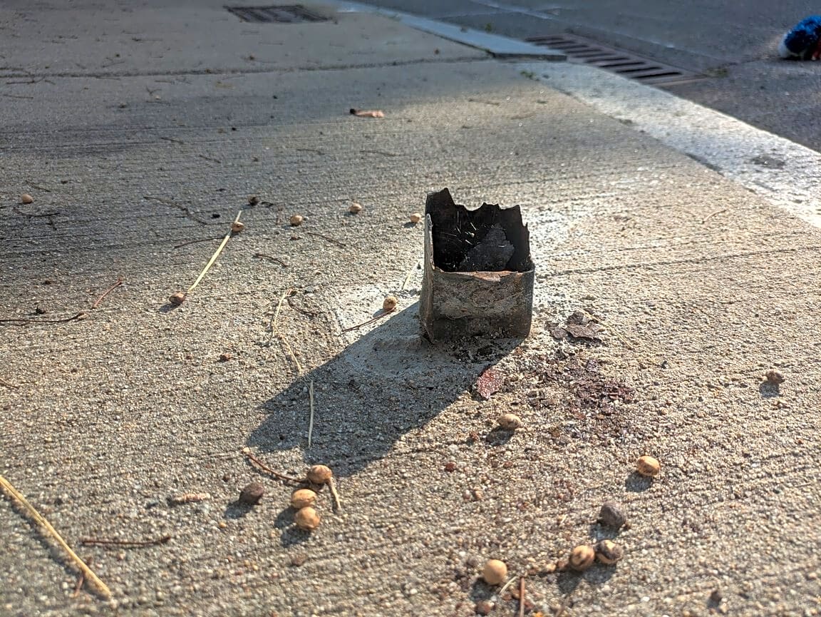 Image submitted with report