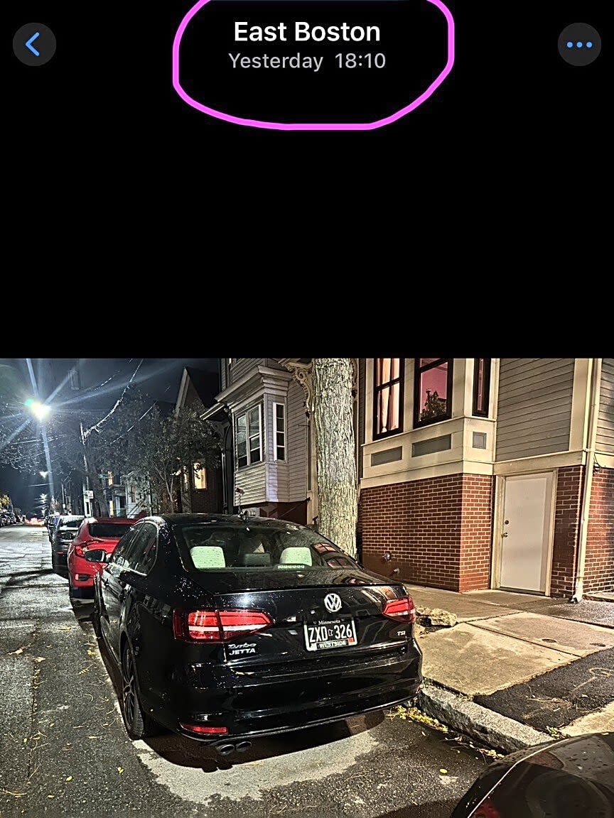 Image submitted with report