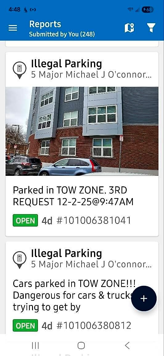 Image submitted with report