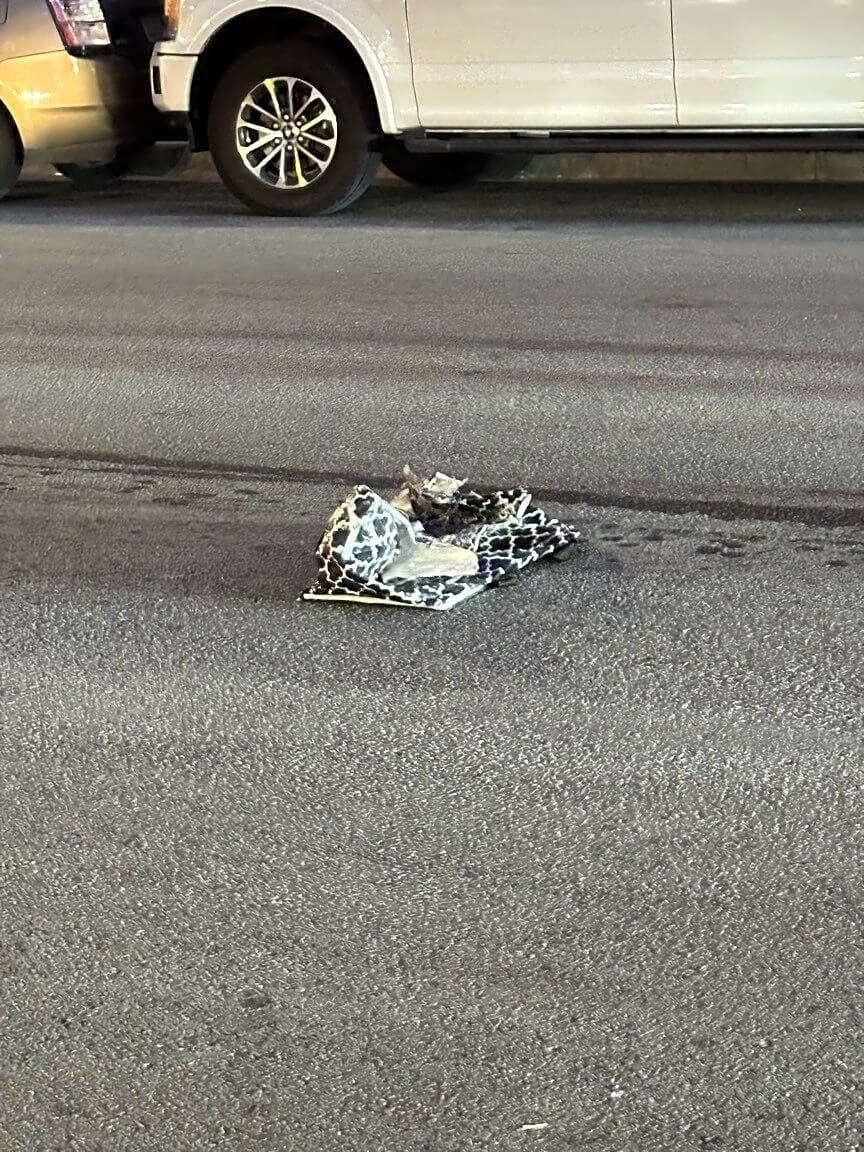 Image submitted with report