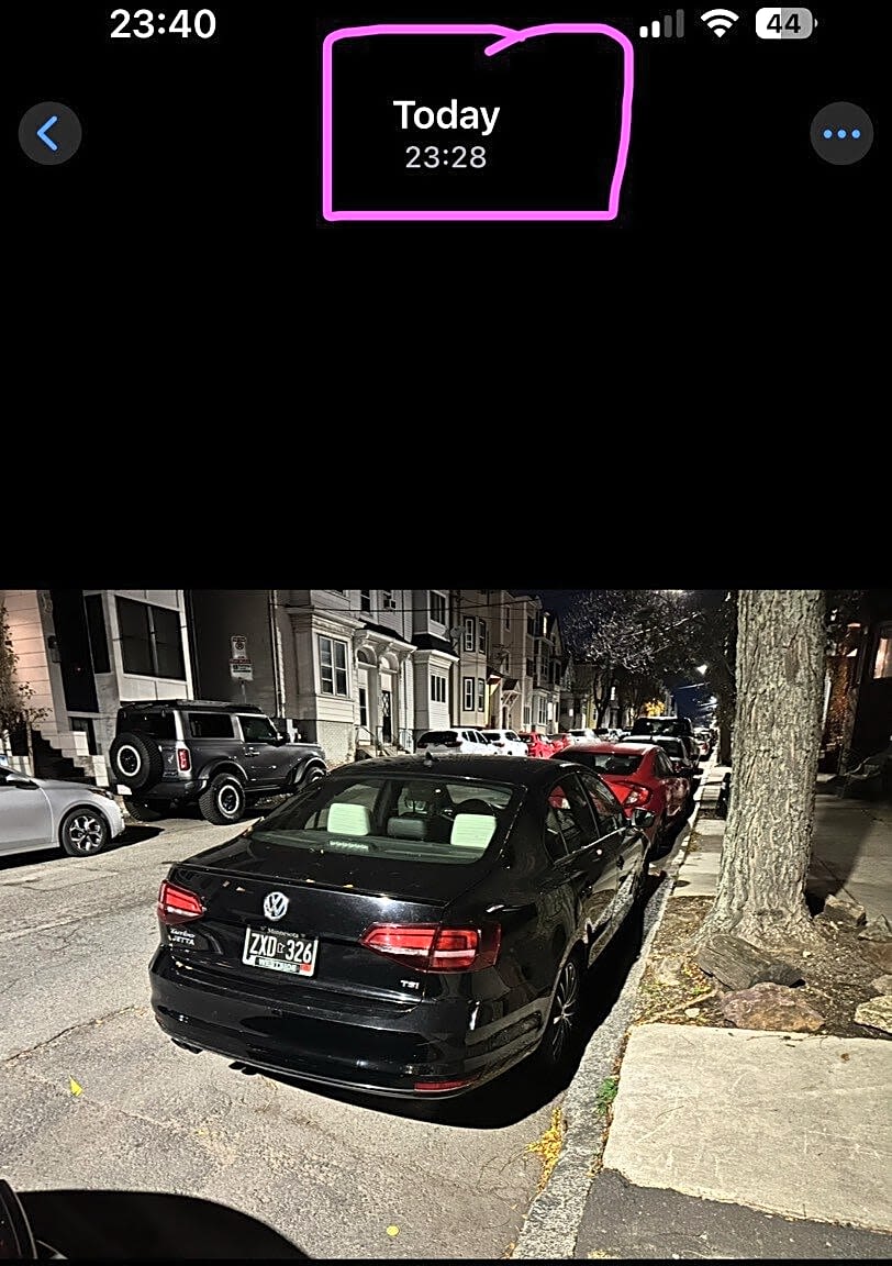 Image submitted with report