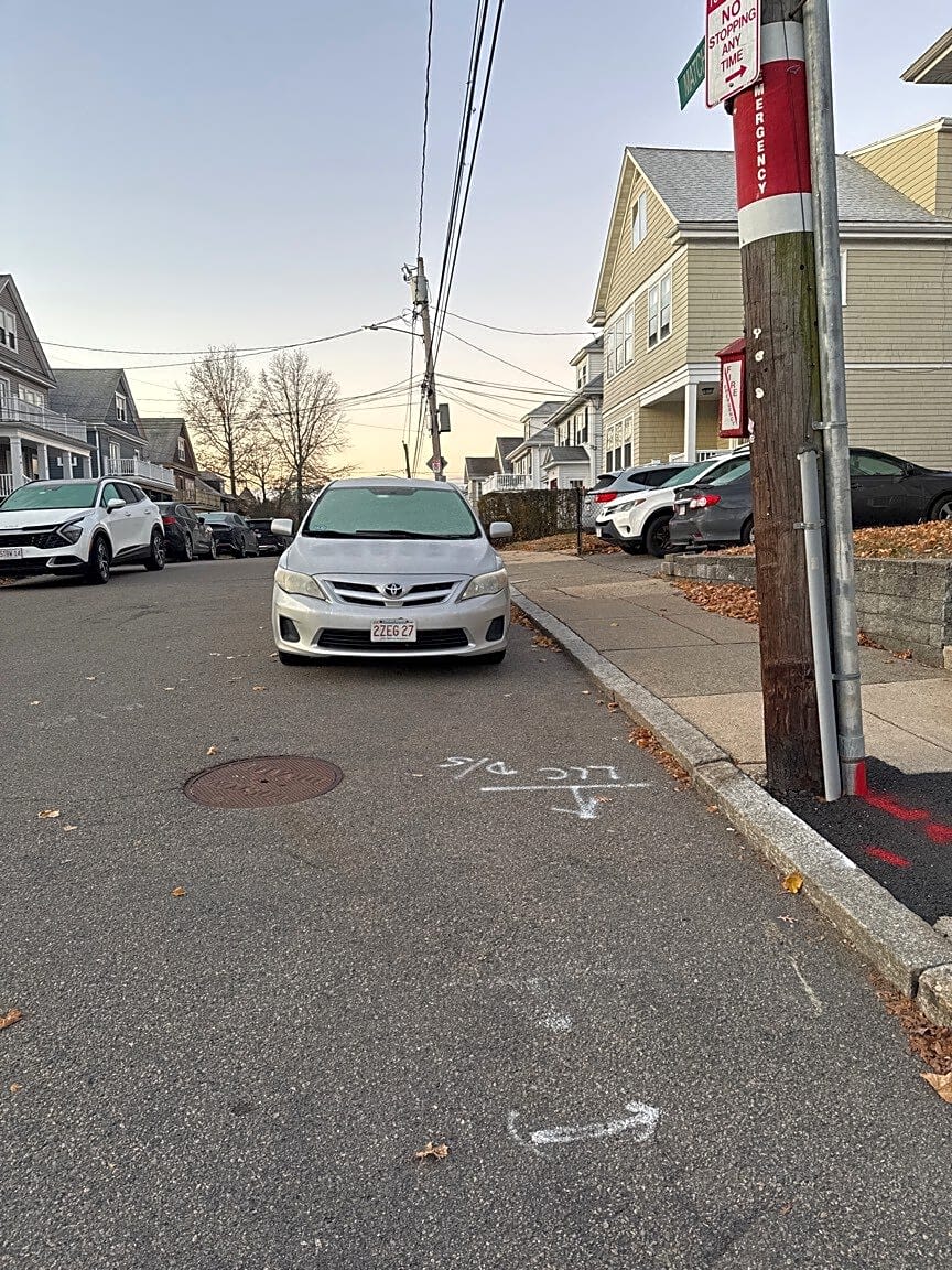 Image submitted with report