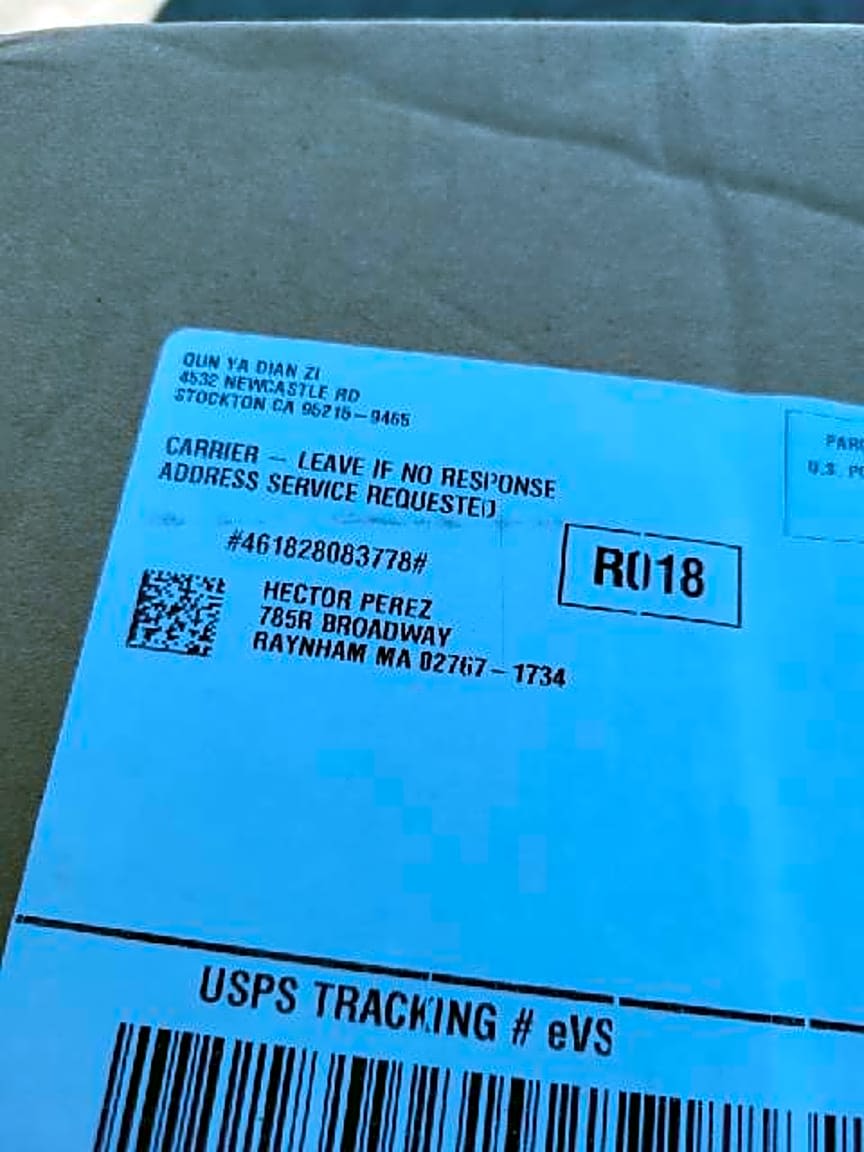 Image submitted with report