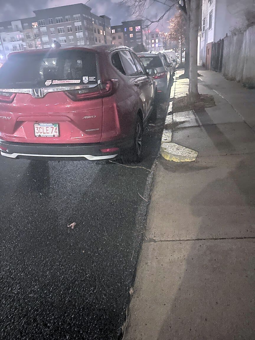 Image submitted with report