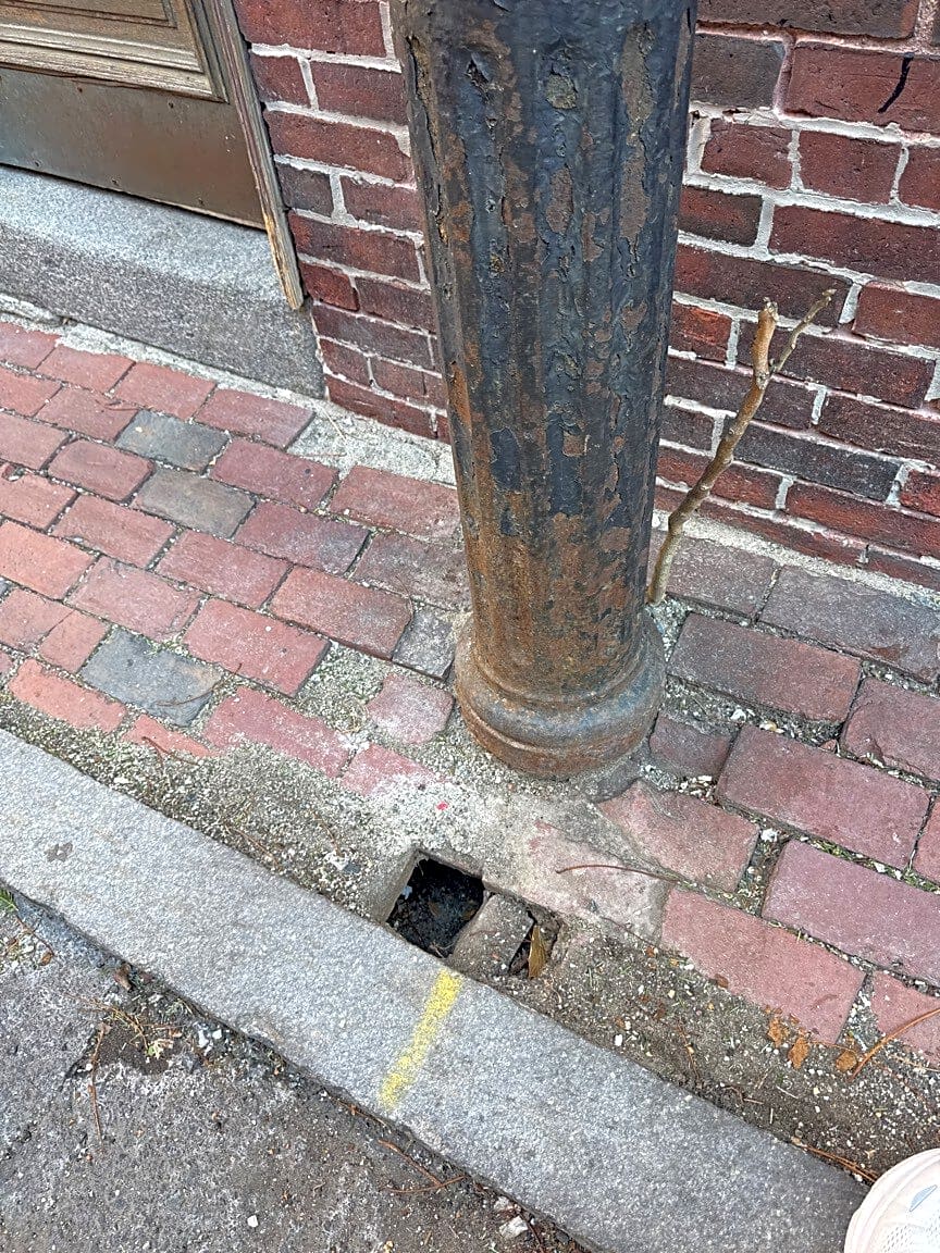 Image submitted with report