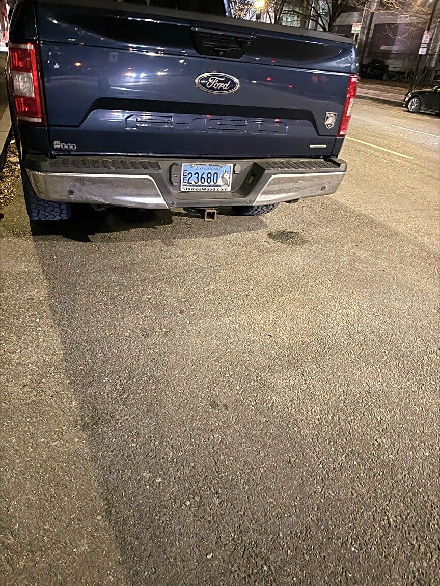 Image submitted with report