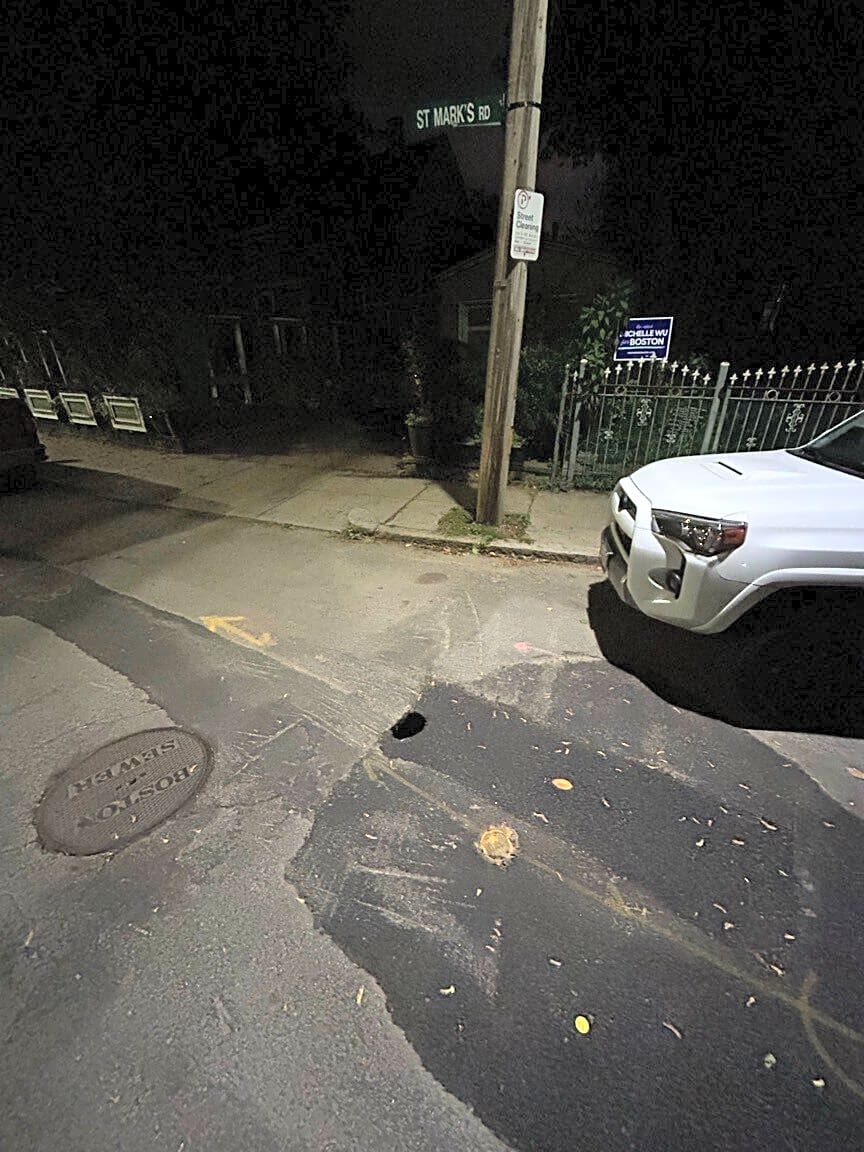 Image submitted with report