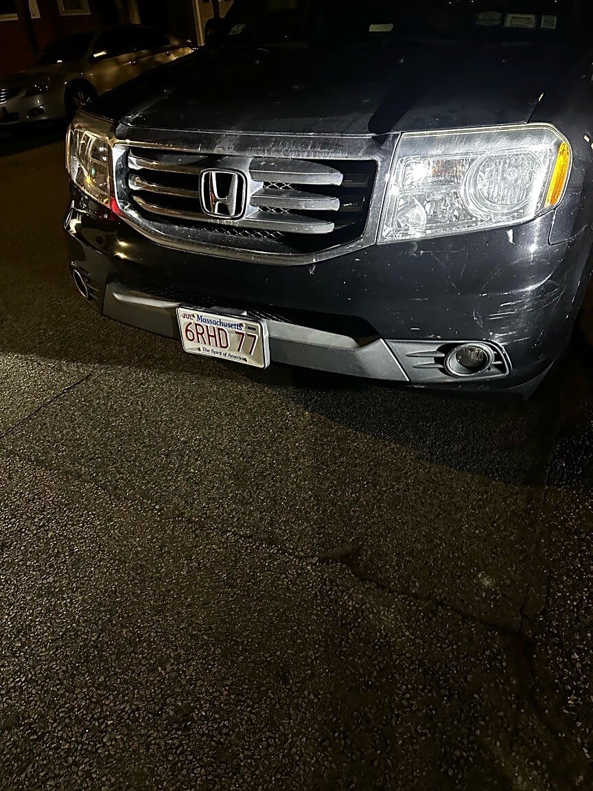 Image submitted with report