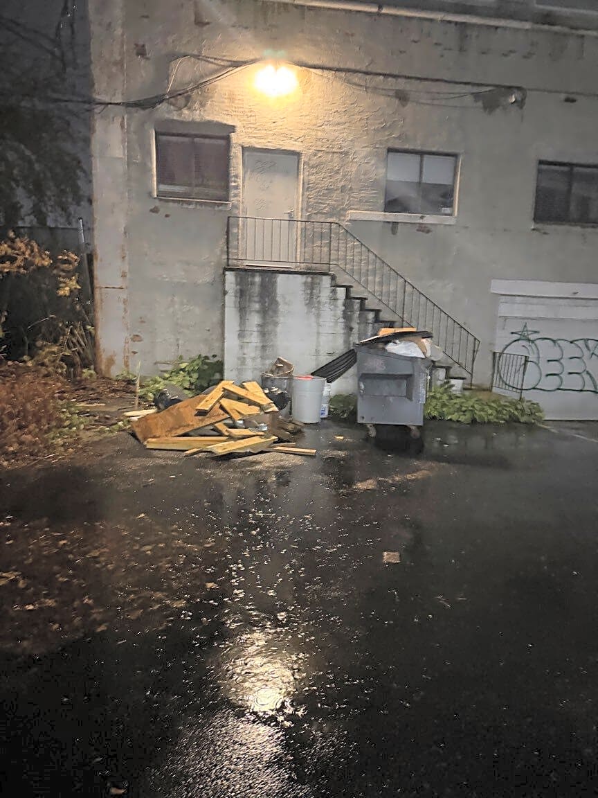 Image submitted with report