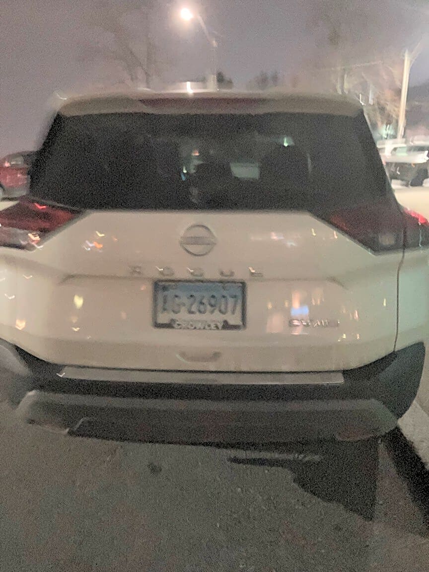 Image submitted with report