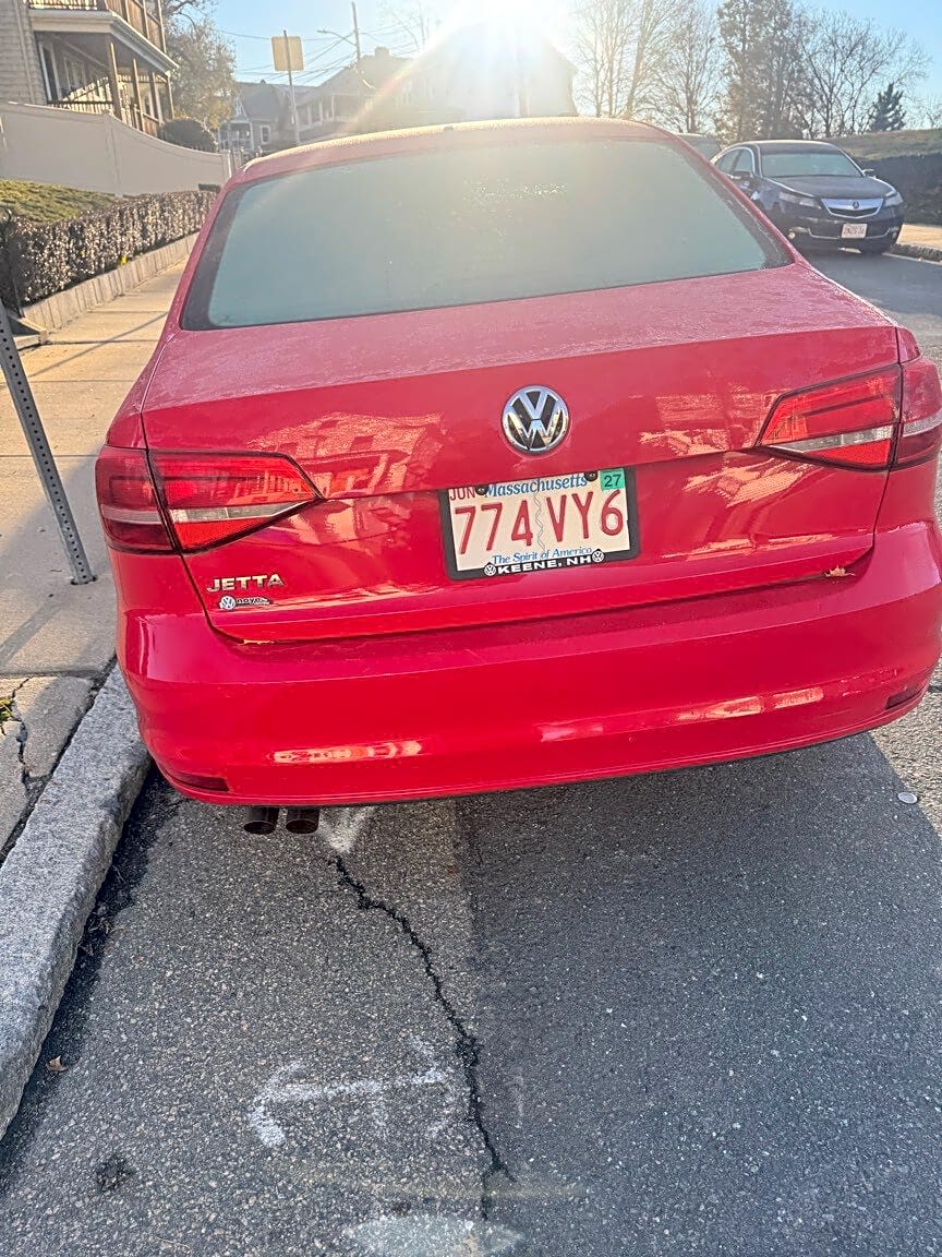 Image submitted with report