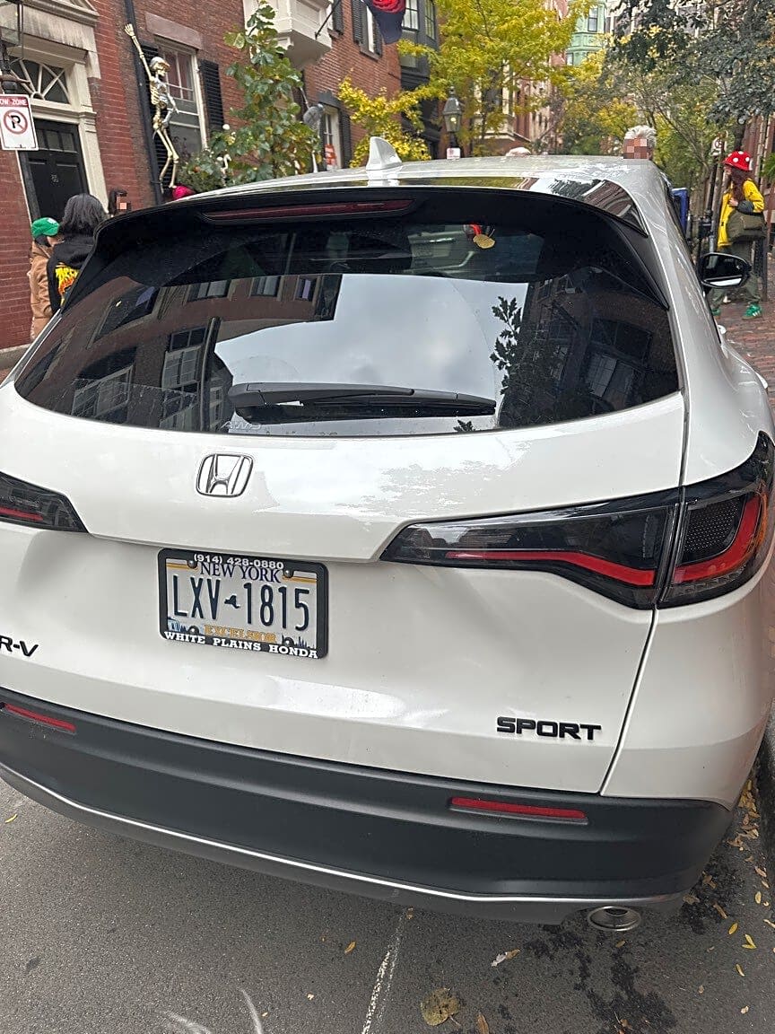 Image submitted with report