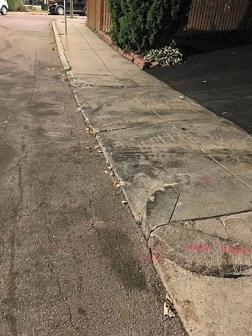 Image submitted with report