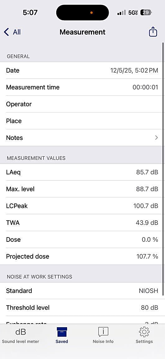 Image submitted with report