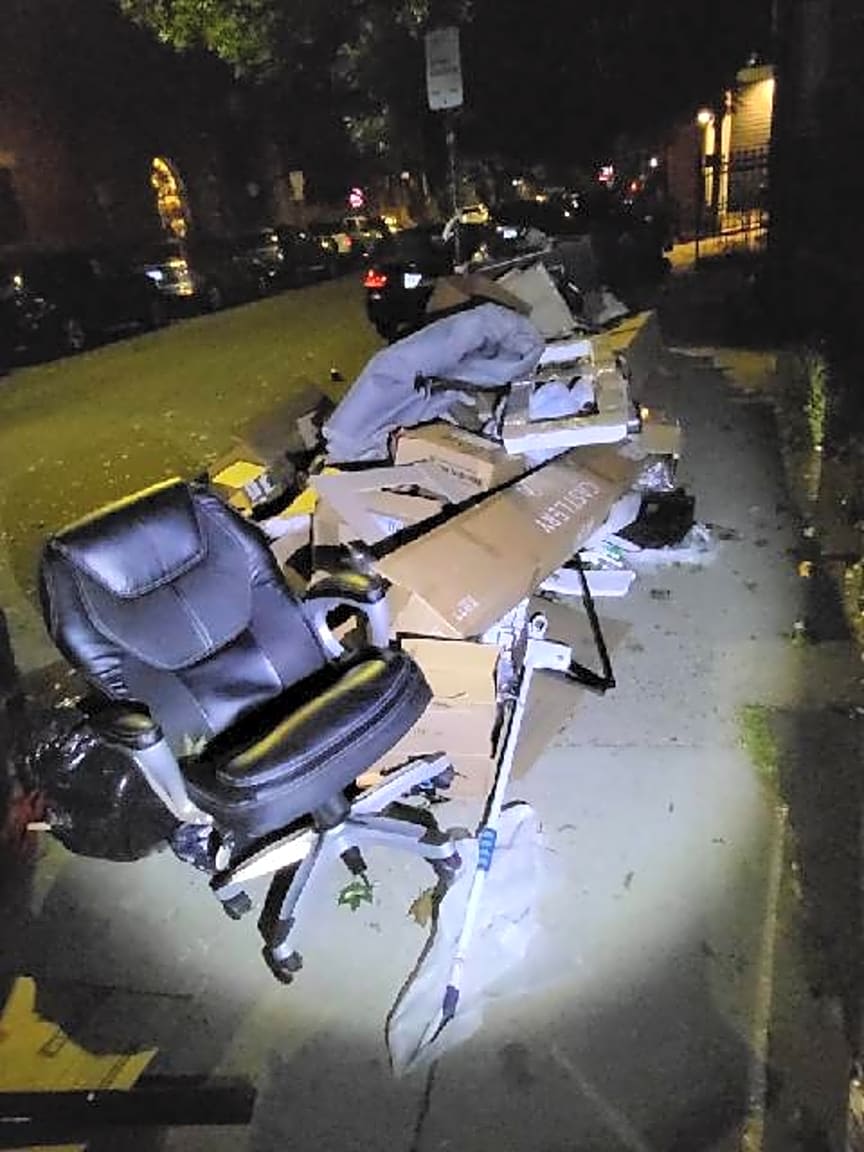 Image submitted with report