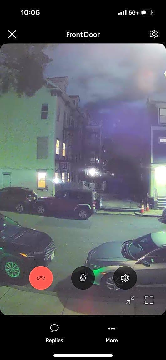 Image submitted with report