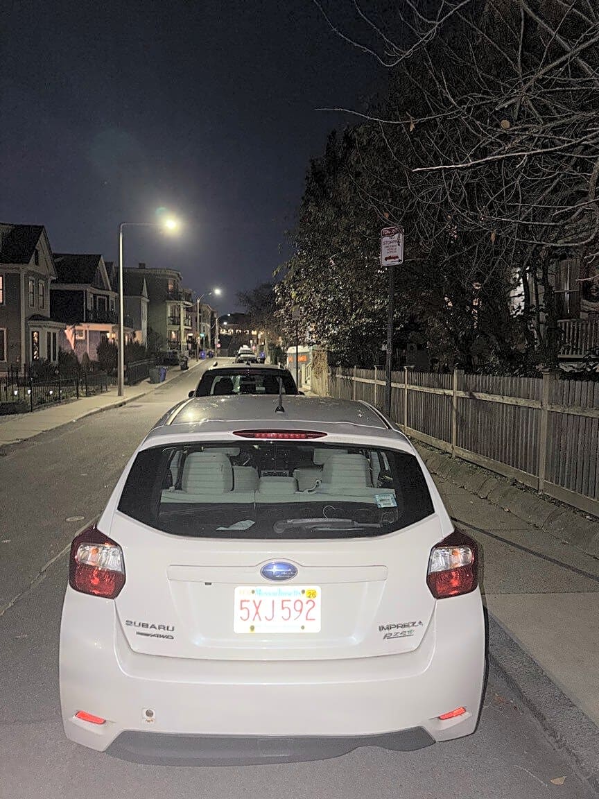 Image submitted with report