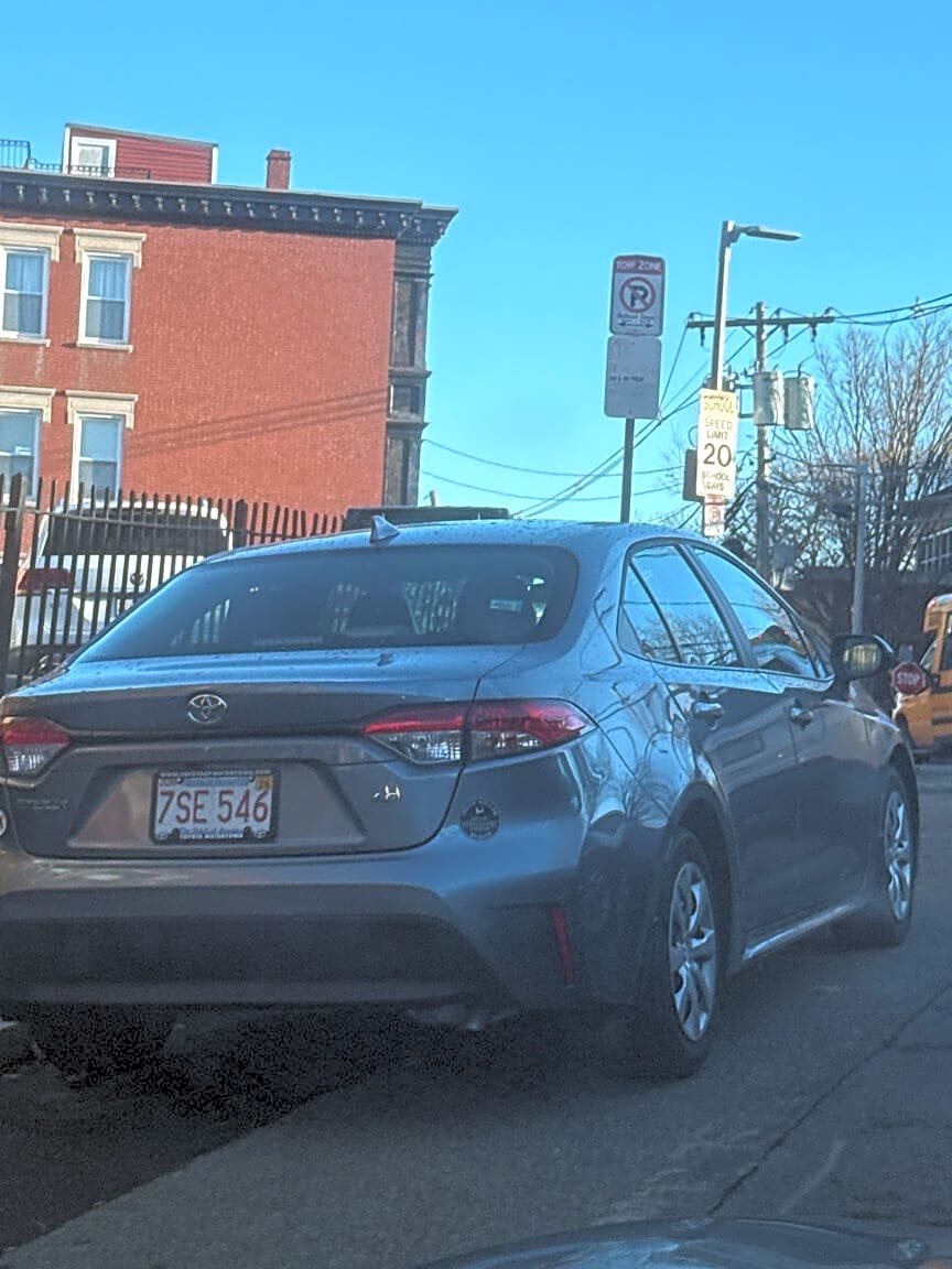 Image submitted with report