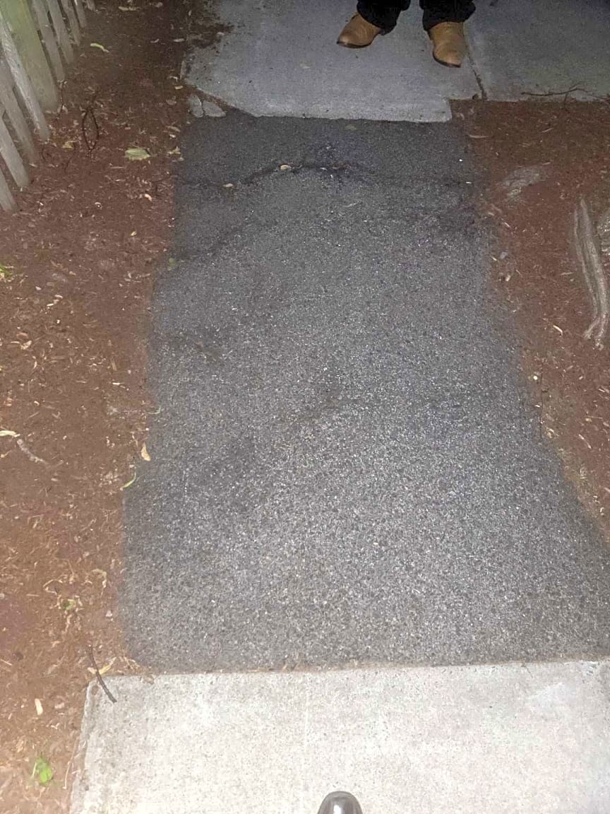 Image submitted with report