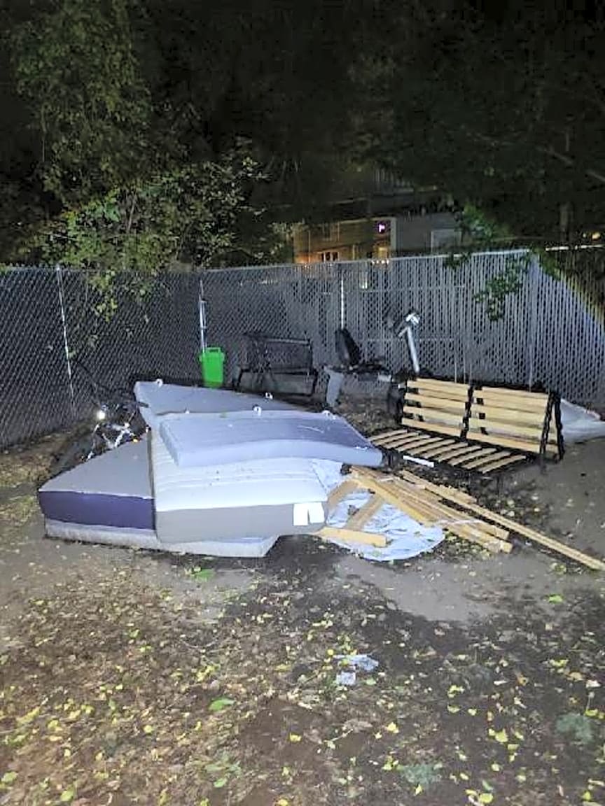 Image submitted with report