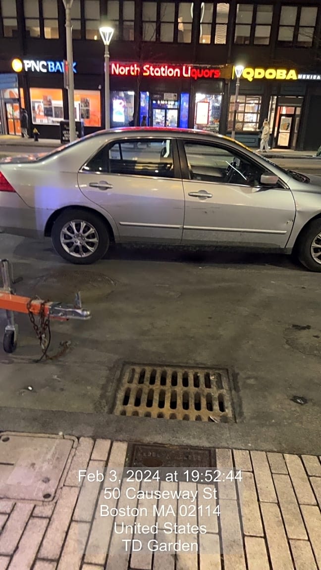 Image submitted with report