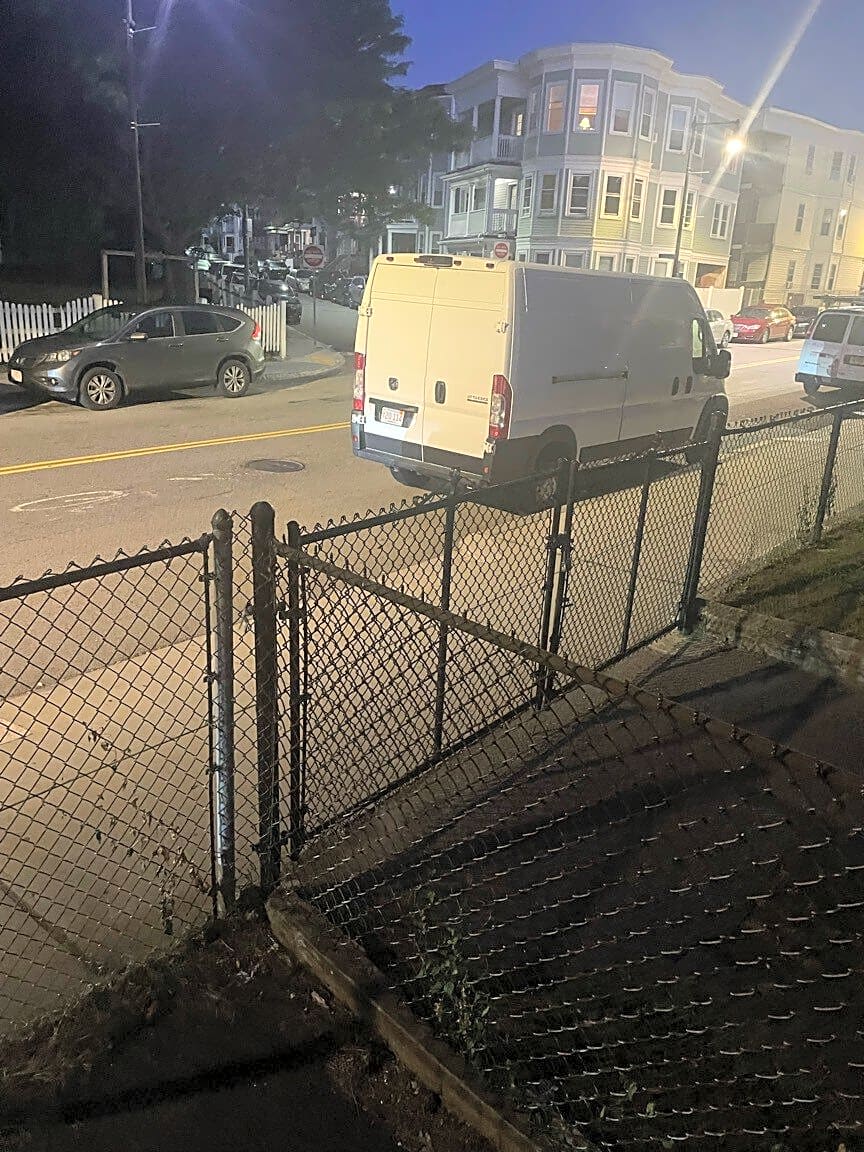 Image submitted with report