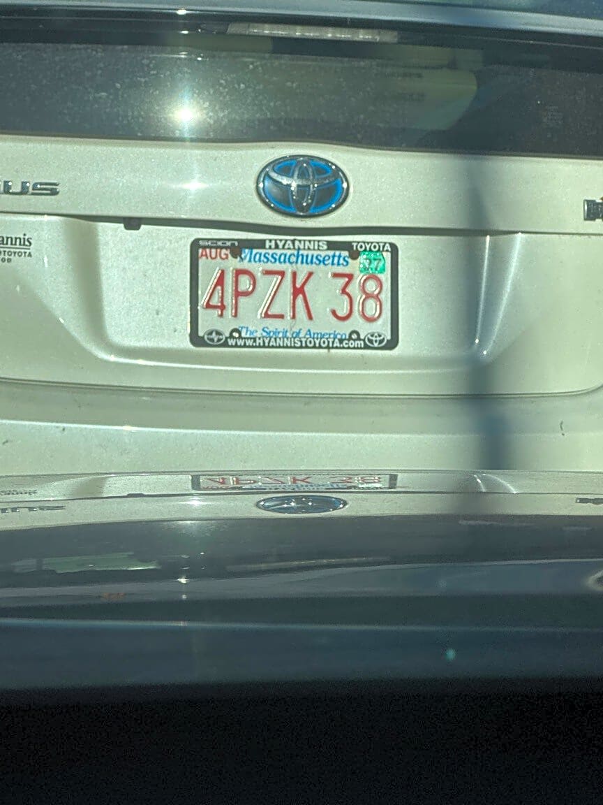 Image submitted with report